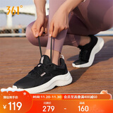 361°运动鞋女秋冬网布健身轻便休闲厚底缓震通勤跑步鞋子682232210-4