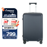 Diplomat外交官行李箱拉杆箱男女旅行箱密码箱TC-24013TN黑蓝色24英寸