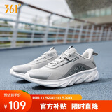 361°运动鞋男秋冬季网布透气厚底回弹缓震休闲慢跑步鞋子672112203F-2