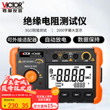 胜利仪器（VICTOR）绝缘电阻测试仪数字兆欧表500V电子摇表绝缘表VC60B+配电源适配器