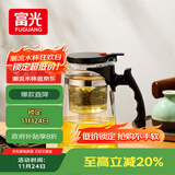 富光 耐热玻璃过滤茶壶茶具1000ML按压式飘逸杯大容量茶水分离家居馆