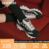 斯凯奇（Skechers）奶茶熊女鞋秋季厚底增高老爹鞋百搭熊猫鞋休闲运动鞋149906
