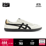 Onitsuka Tiger鬼塚虎男女款复古德训鞋轻便透气运动休闲板鞋TOKUTEN 1183B938 白色/黑色 37
