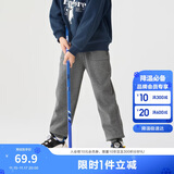 巴拉巴拉童装儿童裤子男童女童加绒长裤冬保暖运动休闲束脚裤208424108217