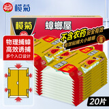 榄菊 蟑螂屋20片蟑螂药全窝端除蟑螂灭蟑螂贴杀蟑螂捕捉器驱蟑螂器