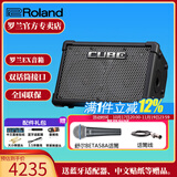 罗兰（Roland）音箱CUBE STREET EX吉他弹唱户外直播内录便携路演舞台演出音响 EX音箱+舒尔BETA58A话筒