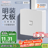 德力西（DELIXI）明装开关插座面板 CD158系列  电脑插座 