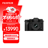 富士（FUJIFILM）X-T5/XT5 微单相机 套机（16-50mm) 4020万像素 7.0档五轴防抖 6K30P 经典机械拨盘 黑色