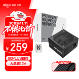 爱国者（aigo）额定750W EP750 黑色 机箱电脑电源 80Plus白牌/主动式PFC/支持背线/大单路12V/5060Ti