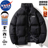 NASA MARVEL棉衣男冬季外套棉服外套加厚立领麂皮绒潮牌宽松百搭情侣装男装