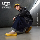 UGG 王一博同款秋季男女同款厚底塔斯曼彩壳雪地靴休闲鞋 1144096 MMM | 芥菜籽色/ 夏日小麦黄色 37