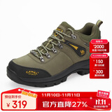 骆驼（CAMEL）户外登山鞋男 耐磨徒步鞋牛皮户外鞋 A63202a6015 军绿 40