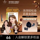 施华蔻（Schwarzkopf）斐丝丽泡泡染发剂 泡沫摩丝彩染上色快染发摩丝（新老装随机发） 【减龄百搭】5-68奶茶栗棕