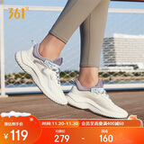 361°运动鞋女秋冬网布健身轻便休闲厚底缓震通勤跑步鞋子682232210-5