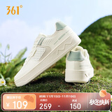 361°运动女鞋秋冬季透气开学厚底增高小白休闲板鞋子女682426611-2