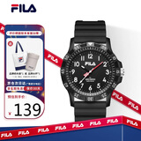斐乐（FILA）潮流休闲学生表石英手表百分表防水男女士手表学生考试表6673-001