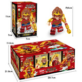 WOMA孙悟空美猴王积木玩具黑悟空兼容乐高人仔12盒场景套装