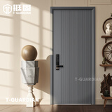 挺固 甲级加厚安全防盗门智能门家庭进户门入户门指纹密码锁门 机械锁 960*2150mm【开向咨询】