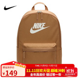 耐克（NIKE）男女双肩包背包 电脑包旅行包书包 DC4244-224 亚麻