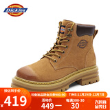 Dickies男士马丁靴高帮时尚男靴工装靴情侣靴男 土黄 45-男款