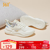 361°运动鞋女云舒3冬季网面复古厚底休闲通勤老爹鞋子女682316706-1