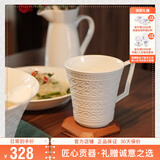 玛戈隆特乔迁礼骨瓷水杯杯子马克杯早餐礼盒包装事事如意枫丹白露奶杯 事事如意奶杯450ml1只