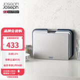 JOSEPH JOSEPH[送礼优选]台面分类菜板3件套 带把手砧板 切菜板案板面板套装 灰色小号（32*22cm） 60146