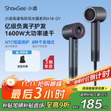 小适11万转高速电吹风机家用风筒高浓度负离子护发大风力速干降噪无刷电吹风送女友/家人礼物A18-GY 