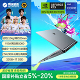 机械革命极光X 潮玩版 酷睿i9HX 游戏本笔记本电脑(i9-14900HX 32G 1T RTX5060 300Hz 灰)