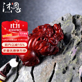 沐恩印度小叶紫檀高油密老料手把件小摆件 祥瑞貔貅BJ0472
