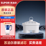 苏泊尔过滤净水器 家用滤水壶 自来水过滤器净水壶家用多重精滤厨房净水器滤水器J-UF03 1个滤芯（不含壶）