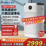 格力（GREE） 空气净化器除甲醛分解旗舰款家用母婴级认证 大空间除异味消毒除菌除雾霾PM2.5甲醛双数显 KJ680G-A01
