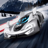 赟娅儿童遥控车男孩四驱漂移赛车电动玩具车模型充电汽车耐摔炫酷跑车 25cm道奇SRT战斧【五折翼+喷雾】 中秋国庆节生日礼物彩盒