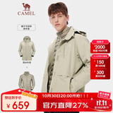 骆驼（CAMEL）户外羽绒冲锋衣男女三合一可拆卸滑雪服户外旅游外套 A9W21a8127