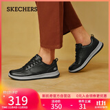 斯凯奇（Skechers）男士皮鞋秋季商务男鞋高档休闲鞋软底通勤板鞋210835