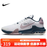耐克（NIKE）男子篮球鞋AIR MAX IMPACT4运动鞋DM1124-102白紫44.5