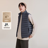 雪中飞秋冬新款男式轻薄羽绒服马甲基础男士短款羽绒秋马甲