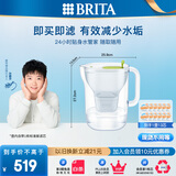 碧然德 【孙颖莎推荐】家用净水壶 滤水壶滤芯 MAXTRA+LE 去水垢专家版滤芯 设计师水壶绿色+专家版滤芯12枚