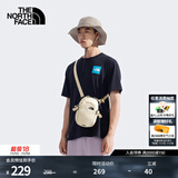 北面（The North Face）单肩包男女通用款时尚百搭便捷储物斜挎包简约款25秋冬新品|8C6F 3X4/砾石沙 OS