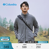Columbia哥伦比亚户外男子舒适运动保暖柔软抓绒衣休闲外套AE3039 023 城市灰 XXL(190/104A)