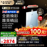 史密斯（A.O.SMITH）佳尼特【小精钢TCS5】16升燃气热水器 国家补贴 安全守护 持久恒温大水量 静音 新品