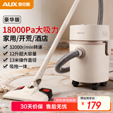 奥克斯（AUX）桶式吸尘器家用强劲大吸力工业开荒装修美缝车用商用地毯吹吸尘机12L大容量AXC-22AT588A豪华版