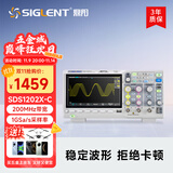 鼎阳（SIGLENT） 数字示波器 1G采样率 20万波形刷新率 7英寸屏幕 SPO荧光 SDS1202X-C双通道 200M每通道