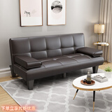 柚公馆沙发床可折叠两用多功能小户型门店办公室2米客厅三人沙发床速发 长度2米 s款宽1.2米 棕色