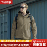 龙牙五代龙牙城市潜伏者软壳防风耐磨战术外套男士战术通勤夹克 鳄色 L 180/100A