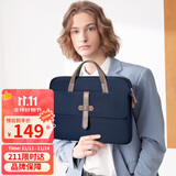 高尔夫（GOLF）电脑包男女14英寸苹果笔记本电脑包手提单肩斜挎包防泼水商务出差