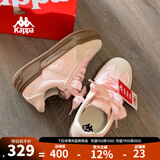 KAPPA卡帕女鞋厚底滑板鞋子女2025秋冬新款运动休闲鞋软底德训鞋小粉鞋 奶茶粉 36