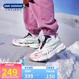 江博士（DR·KONG）学步鞋运动鞋冬季男女童潮流旋钮扣童鞋2B16A4016DW米/蓝/粉33码