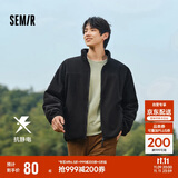 森马（Semir）夹克男冬抗静电外套摇粒绒情侣上衣109724108203