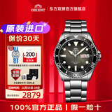 东方双狮手表男日本全自动机械表水鬼200米防水潜水表男士原装进口 烟熏渐变灰/机械潜水表/10N